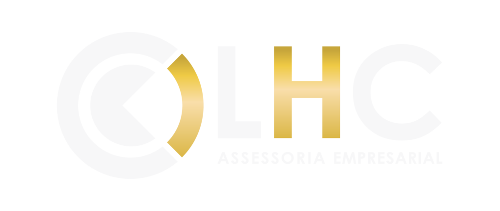 Escritório De Contabilidade Lhc Assessoria Empresarial Logo Branco - Modelo 128